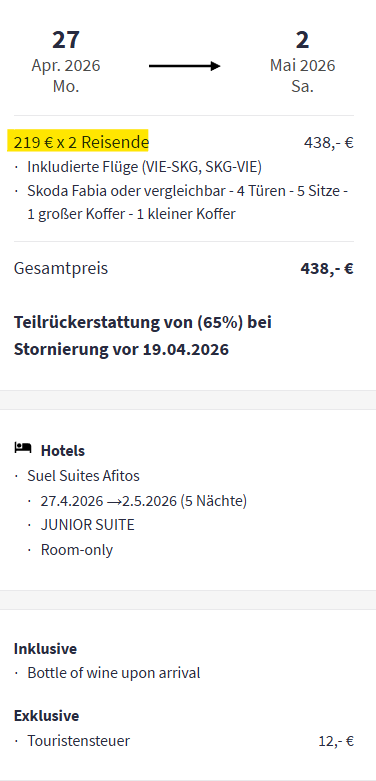 Griechenland Reise Angebot