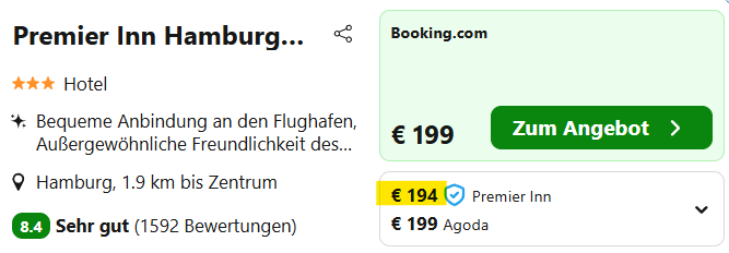 Hamburg Hotel Angebot