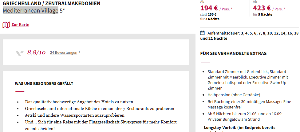 Griechenland Angebot