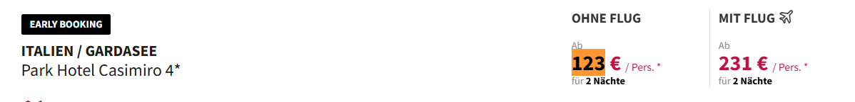 Italien Hotel Angebot
