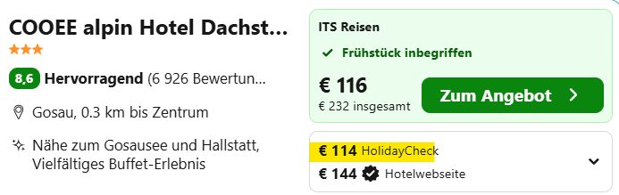 Österreich Hotel Angebot