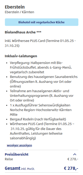 Österreich Hotel Angebot