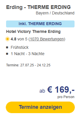 Therme Erding Angebot