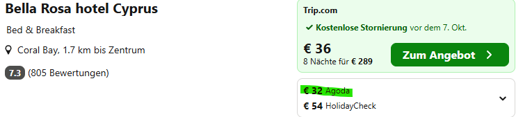 Zypern Hotel Angebot
