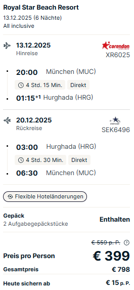 Ägypten Reise Angebot