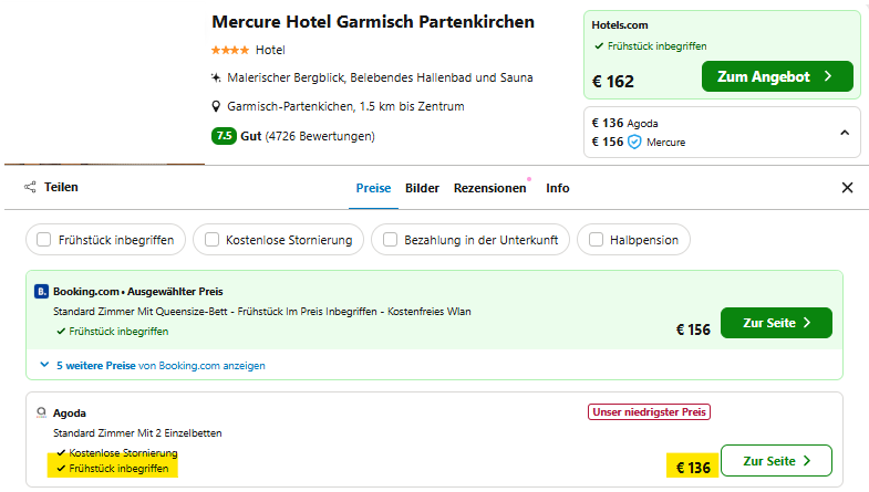 Bayern Hotel Angebot