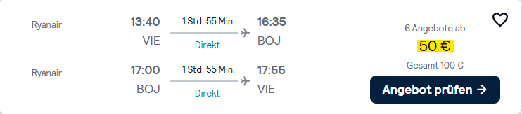 bulgarien flug angebot
