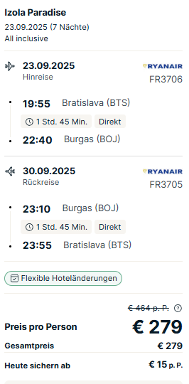 Bulgarien Reise Angebot