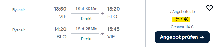 italien flug angebot