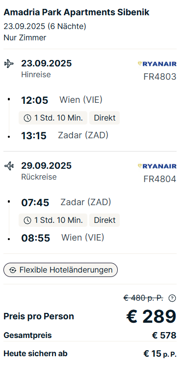 Kroatien Reise Angebot