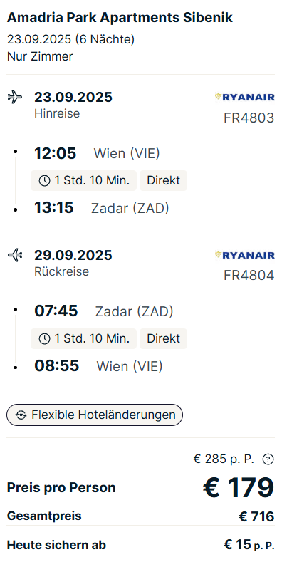 Kroatien Reise Angebot
