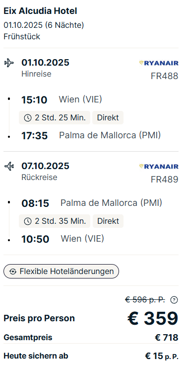 Mallorca Reise Angebot