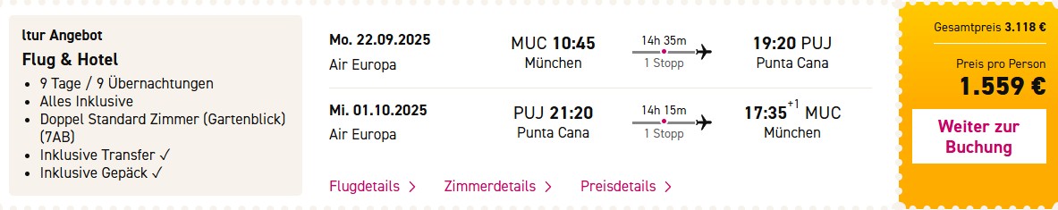 Punta Cana Pauschalangebot