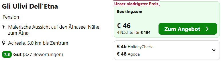 Sizilien Hotel Angebot