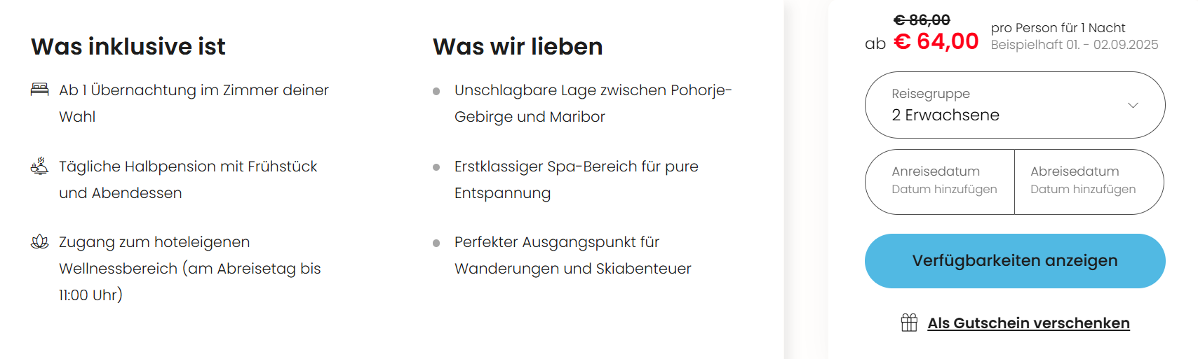 Slowenien Hotel Angebot