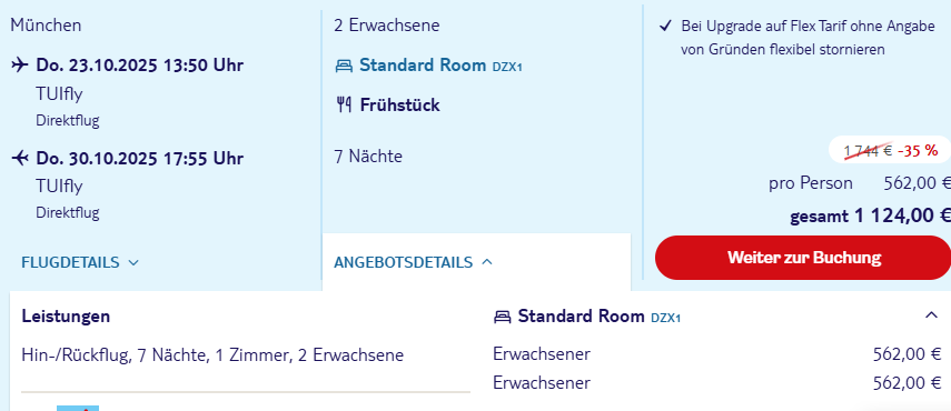 Spanien Angebot