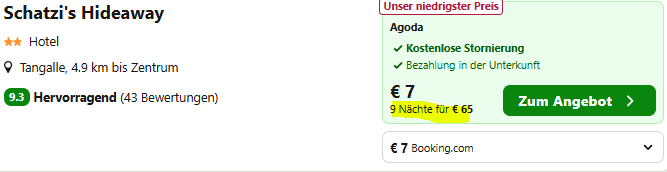 Sri Lanka Kombi Angebot