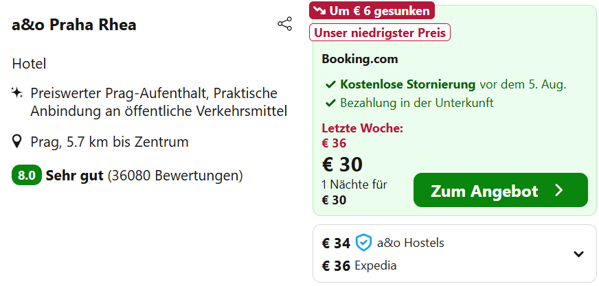 Tschechien-Hotel-Schnäppchen