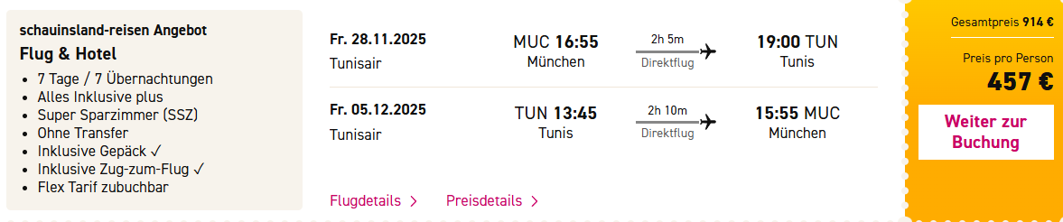 Tunesien Reise Angebot