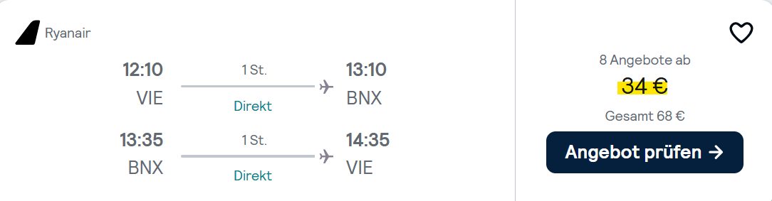 bosnien flug angebot