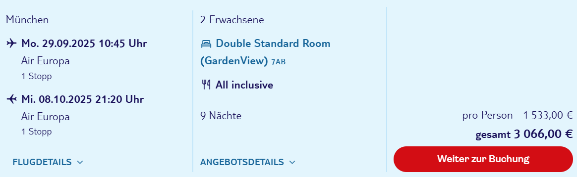 Dom Rep Reise Angebot