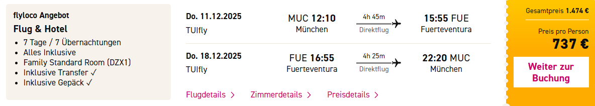 Fuerteventura Reise Angebot