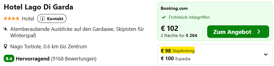 Gardasee Hotel Angebot