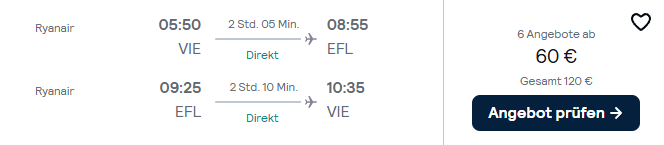 Griechenland Flug Angebot