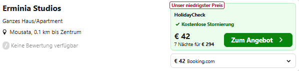 Griechenland Hotel Angebot