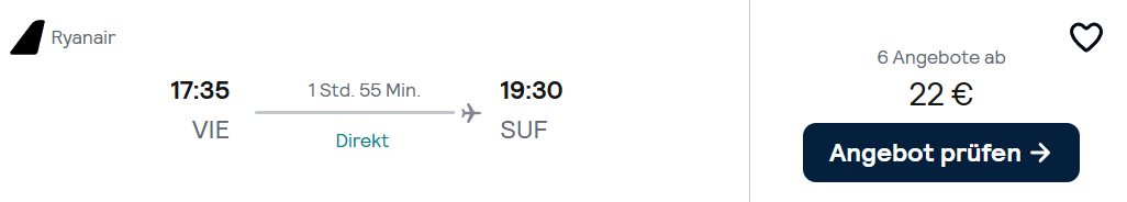 Italien Flug Angebot