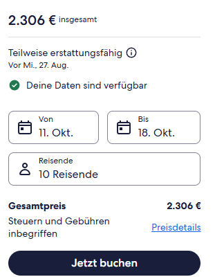 Italien Ferienvilla Angebot