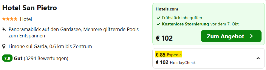 Italien Hotel Angebot