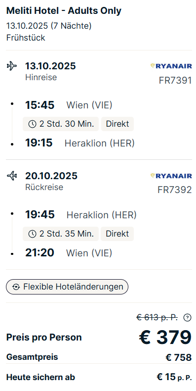 Kreta Reise Angebot