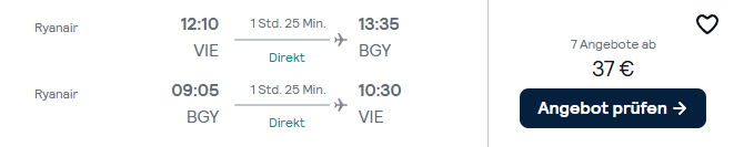 Mailand Flug Angebot