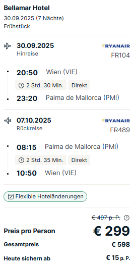 Mallorca Reise Angebot