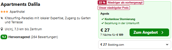 Montenegro Hotel Angebot