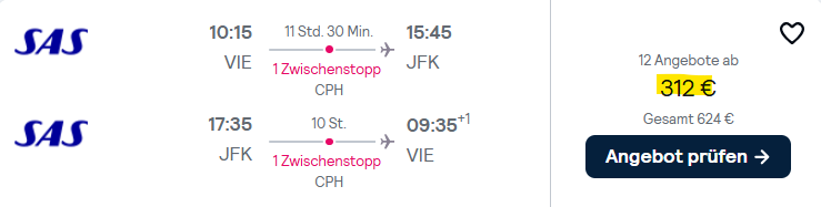 new york flug angebot