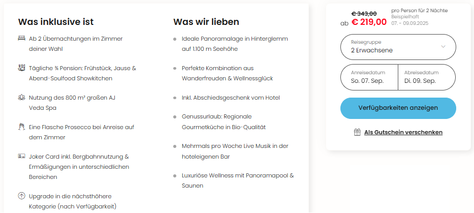 oesterreich wellnesshotel angebot