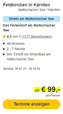 Österreich Hotelangebot