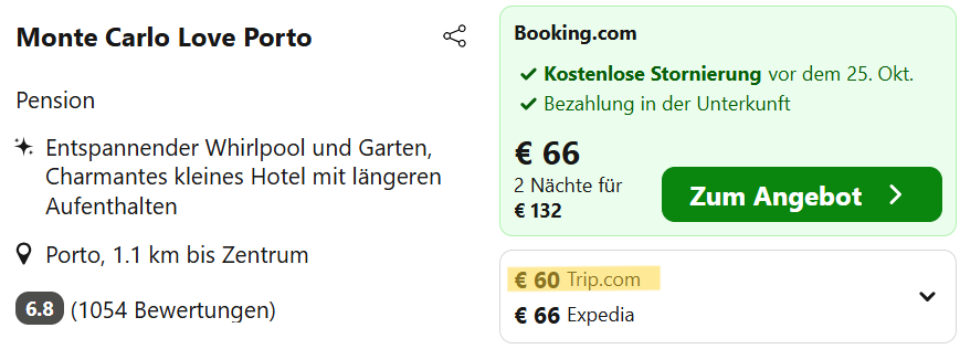 Portugal-Hotel-Schnäppchen