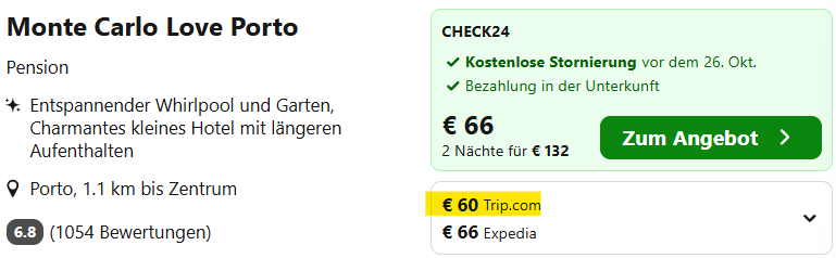 Portugal Hotel Angebot