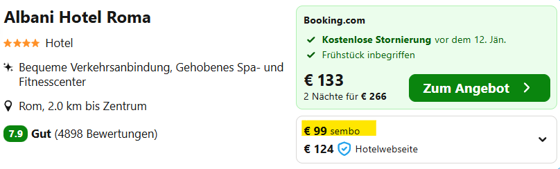 Rom Hotel Angebot