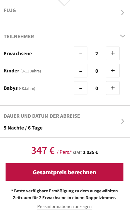 Spanien Reise Angebot