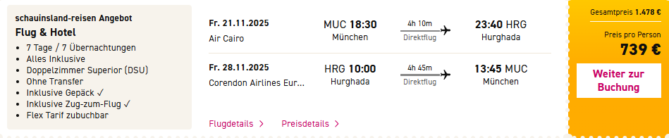 Ägypten Reise Angebot