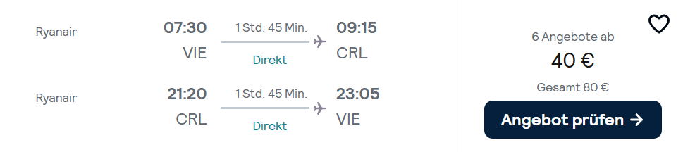 Brüssel Flug Angebot
