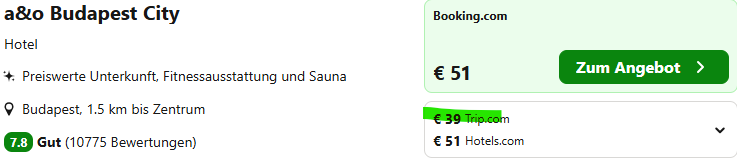 Budapest Hotel Angebot