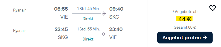 chalkidiki flug angebot