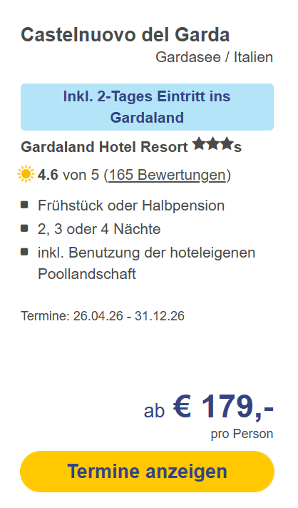 Italien Freizeitpark