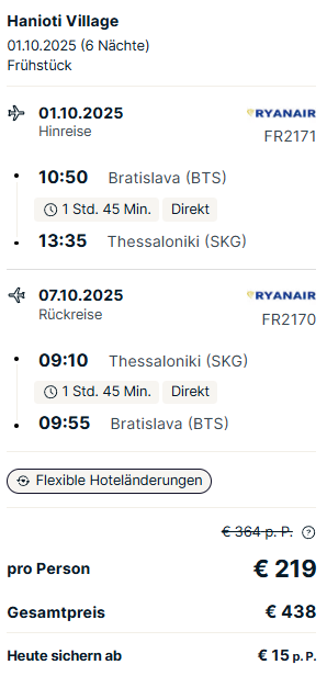 Griechenland Reise Angebot