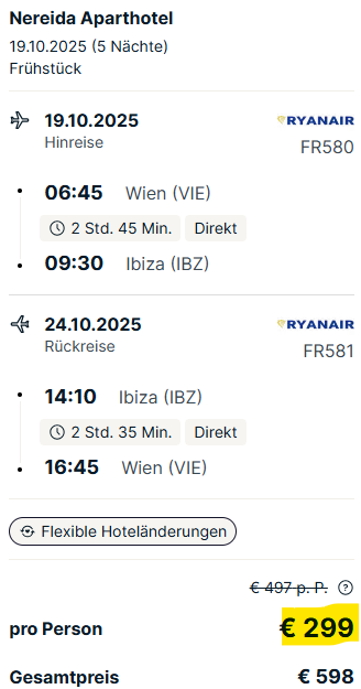 Ibiza Hotel Angebot